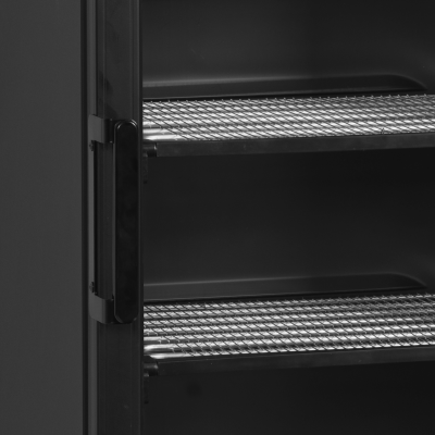 TEFCOLD 49561 | Mrazicí skříň prosklené dveře, černá | UFSC371GCP Black