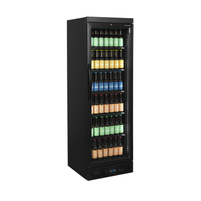 TEFCOLD 51519 | Chladicí skříň prosklené dveře | CEV 435 BLACK