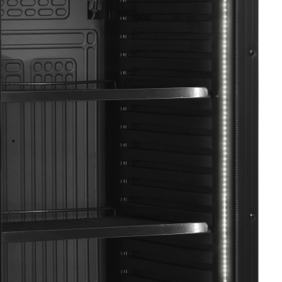 TEFCOLD 51519 | Chladicí skříň prosklené dveře | CEV 435 BLACK