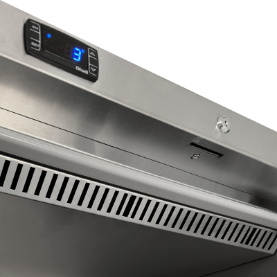 TEFCOLD 53539 | Chladicí skříň s plnými dveřmi, nerez | UR 600 SS