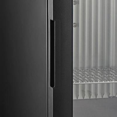 TEFCOLD 53914 | Minibar prosklené dveře, černá | TM33G-1