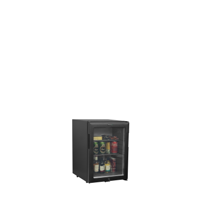 TEFCOLD 53915 | Minibar prosklené dveře, černá | TM44G-1