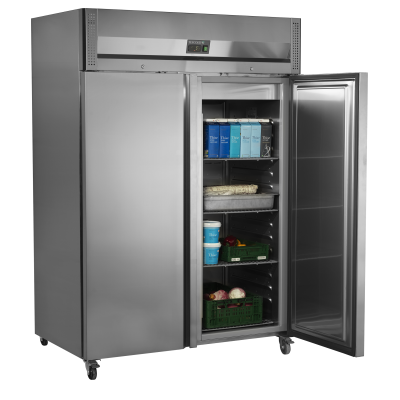 TEFCOLD 54303 | Chladicí skříň plné dveře, nerez | RK 1420X1