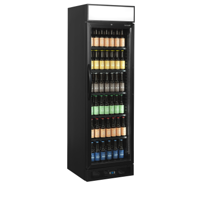 TEFCOLD 51528 | Chladicí skříň prosklené dveře | CEV 435 CP BLACK