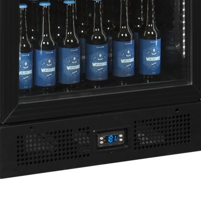 TEFCOLD 51528 | Chladicí skříň prosklené dveře | CEV 435 CP BLACK