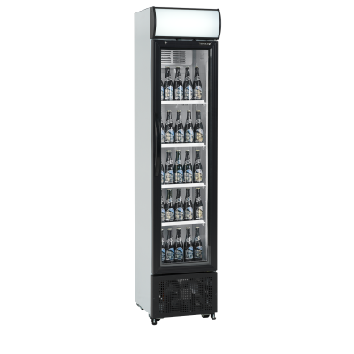 TEFCOLD 15907 | Chladicí skříň prosklené dveře | FSC 175H