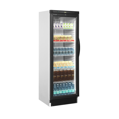 TEFCOLD 43911 | Chladicí skříň prosklené dveře | CEV 425 1 LED L/H