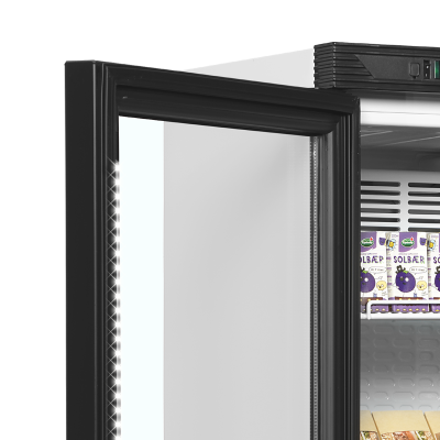 TEFCOLD 43911 | Chladicí skříň prosklené dveře | CEV 425 1 LED L/H