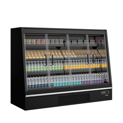 TEFCOLD 48026 | Chladicí vitrína přístěnná, kř. dveře | Galaxy+ GPL20FGD Black