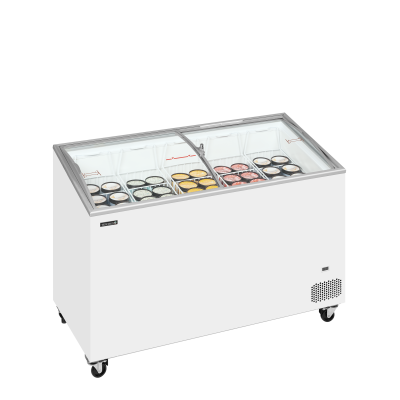 TEFCOLD 71462 | Pultová mraznička prosklené oblé víko | IC402SCEB