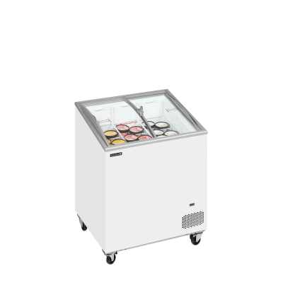 TEFCOLD 71460 | Pultová mraznička prosklené oblé víko | IC202SCEB