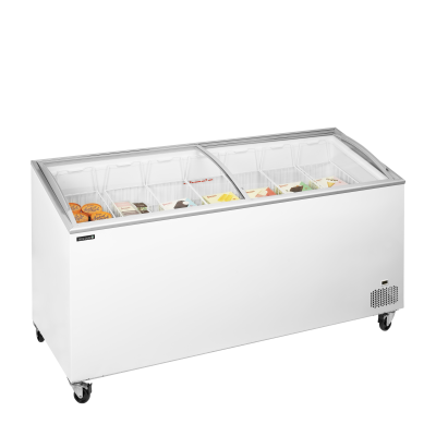 TEFCOLD 71618 | Pultová mraznička prosklené oblé víko | IC552SCEB