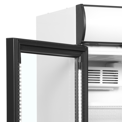 TEFCOLD 43882 | Chladicí skříň prosklené dveře | CEV 425 CP 2 LED L/H