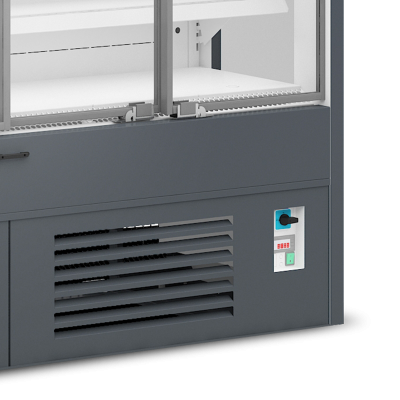 TEFCOLD 38510 | Chladicí vitrína přístěnná, posuv. dveře | Varna 210/60 DP mini