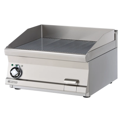 RMGASTRO FTRT-66ET | Grilovací deska 60x45 elektrická rýhovaná bez podestavby 400 V