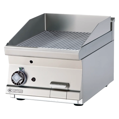 RMGASTRO FTRT-64GS | Grilovací deska 40x45 plynová chromovaná rýhovaná bez podestavby