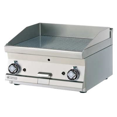 RMGASTRO FTRT-66GS | Grilovací deska 60x45 plynová chromovaná rýhovaná bez podestavby