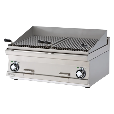 RMGASTRO CWT-68ET | Vodní gril elektrický ohřev nepřímý dvojitý 2x 38x43 bez podestavby 400 V