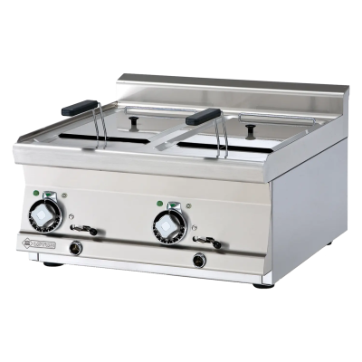 RMGASTRO F2/10T-66EM | Fritéza elektrická dvojitá 0,4 kW/l, 10+10 l bez podestavby 230 V