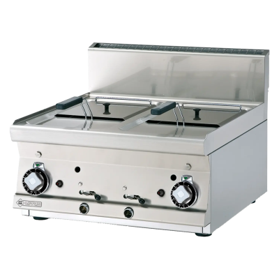 RMGASTRO F2/8T-66G | Fritéza plynová dvojitá 0,75 kW/l, 8+8 l bez podestavby