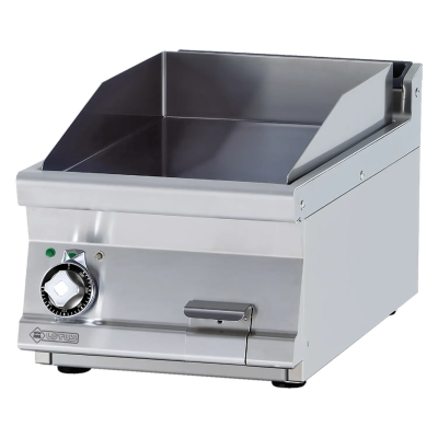 RMGASTRO FTLT-74ETS | Grilovací deska 39x52 elektrická chromovaná hladká bez podestavby 400 V