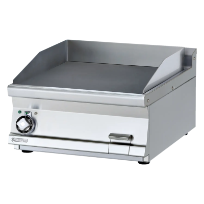 RMGASTRO FTLT-76ETS | Grilovací deska 59x52 elektrická chromovaná hladká bez podestavby 400 V