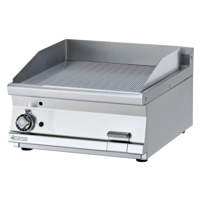 RMGASTRO FTRT-76GS | Grilovací deska 56x51 plynová chromovaná rýhovaná bez podestavby
