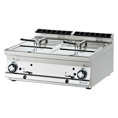 RMGASTRO F2/13T-78G | Fritéza plynová dvojitá 0,92 kW/l, 13+13 l bez podestavby