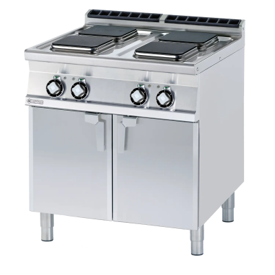 RMGASTRO PCQ-98ET | Sporák elektrický 4x plotýnka s podestavbou 400 V