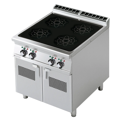 RMGASTRO PCI-98ET | Sporák indukční elektrický 4x plotýnka s podestavbou 400 V