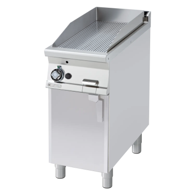 RMGASTRO FTR-94G | Grilovací deska 36x68 plynová rýhovaná s podestavbou