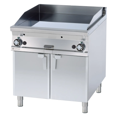 RMGASTRO FTL-98GS | Grilovací deska 76x68 plynová chromovaná hladká s podestavbou