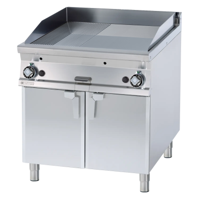 RMGASTRO FTLR-98G | Grilovací deska 76x68 plynová kombinovaná s podestavbou