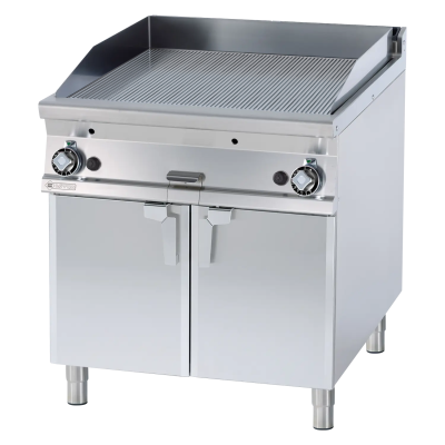 RMGASTRO FTR-98G | Grilovací deska 76x68 plynová rýhovaná s podestavbou