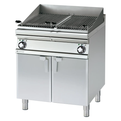 RMGASTRO CW-98ET | Vodní gril elektrický ohřev nepřímý dvojitý 2x 38x66 s podestavbou 400 V