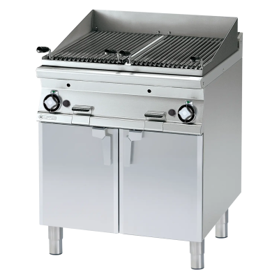 RMGASTRO CW-98G | Lávový gril plynový dvojitý 2x 38x66 s podestavbou