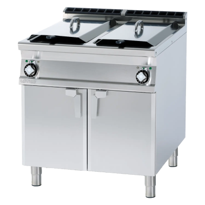 RM Gastro F2/18-98G | Fritéza plynová dvojitá 0,83 kW/l, 18+18 l s podestavbou