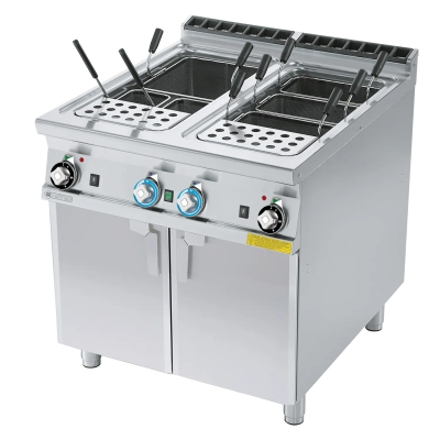 RMGASTRO CP-98G | Vařič těstovin plynový 40 + 40 l s podestavbou