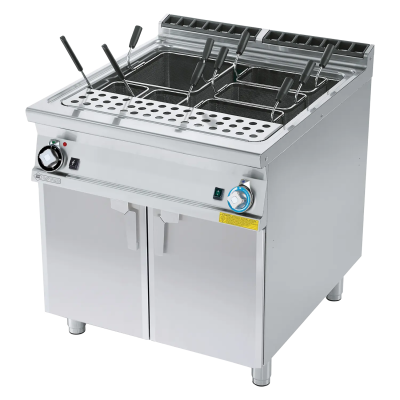 RMGASTRO CPB-98G | Vařič těstovin plynový 40 + 40 l s podestavbou