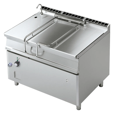 RMGASTRO BRM120-912ET | Pánev sklopná automatická elektrická 120 l ocelové dno