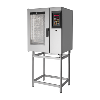 RMGASTRO STMB 1011 EL | Konvektomat STEAMBOX elektrický 10x GN 1/1 bojler levé otevírání dveří 400 V 10" displej