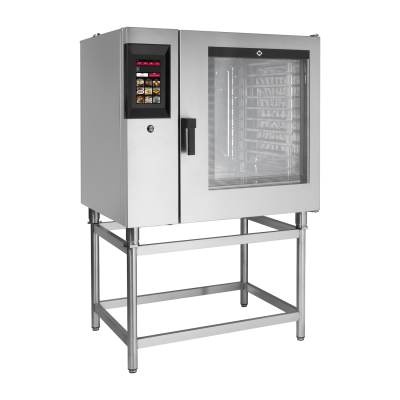 RMGASTRO STMB 1021 E | Konvektomat STEAMBOX elektrický 10x GN 2/1 bojler dotykový barevný automatické mytí 10" displej