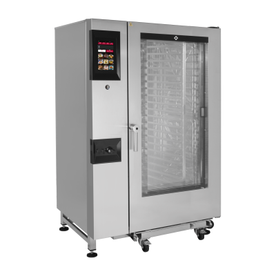RMGASTRO STMB 2021 E | Konvektomat STEAMBOX elektrický 20x GN 2/1 bojler dotykový barevný automatické mytí 10" displej
