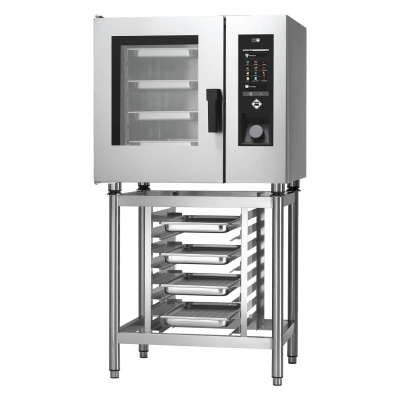 RMGASTRO STBB 0611 EL | Konvektomat STEAMBOX elektrický 6x GN 1/1 automatické mytí bojler 400 V levé dveře