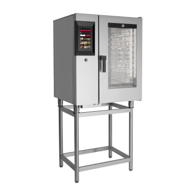 RMGASTRO STMB 1011 G | Konvektomat STEAMBOX plynový 10x GN 1/1 bojler dotykový barevný automatické mytí 10" displej