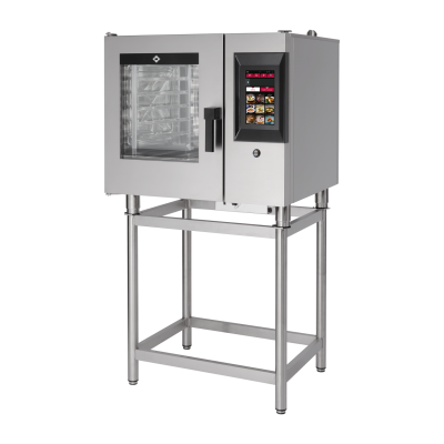RMGASTRO STMB 0611 GL | Konvektomat STEAMBOX plynový 6x GN 1/1 automatické myt bojler levé dveře 10" displej
