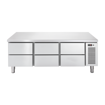 RMGASTRO LNSR 703 2Z DKIT | Podestavba chladicí elektrická GN 1/1 deska KIT 3x2 zásuvky
