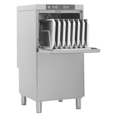 RMGASTRO NT 97 P | Myčka černého nádobí dvouplášťová s odpadovým čerpadlem 50x60 - 400 V