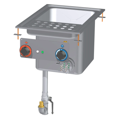 RMGASTRO CPD-64ET | Vařič těstovin drop-in elektrický 25 l bez podestavby 400 V