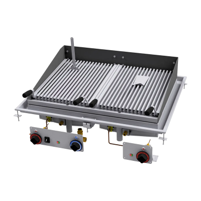 RMGASTRO CWD-79G | Lávový gril drop-in plynový 2x 38x52